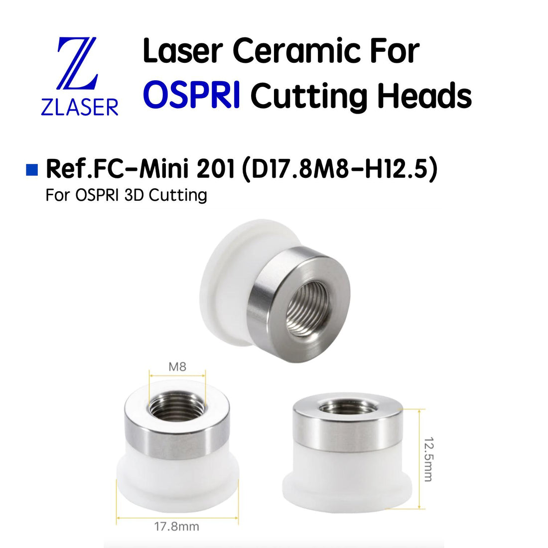 Zlasertools Ceramic for Ospri Cutting Head