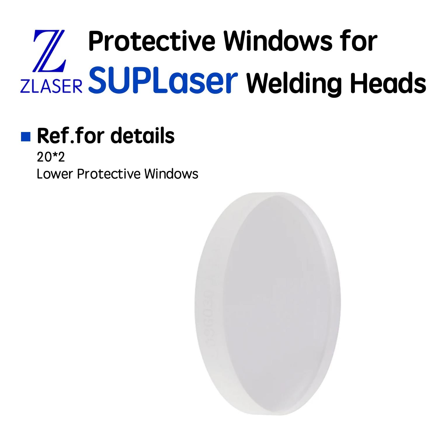 Zlasertools JGS1 Fiber Protective Windows for SUPLaser Welding Heads