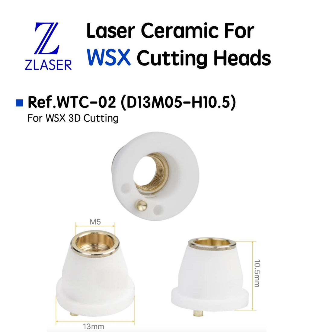 Zlasertools Ceramic for WSX Cutting Head